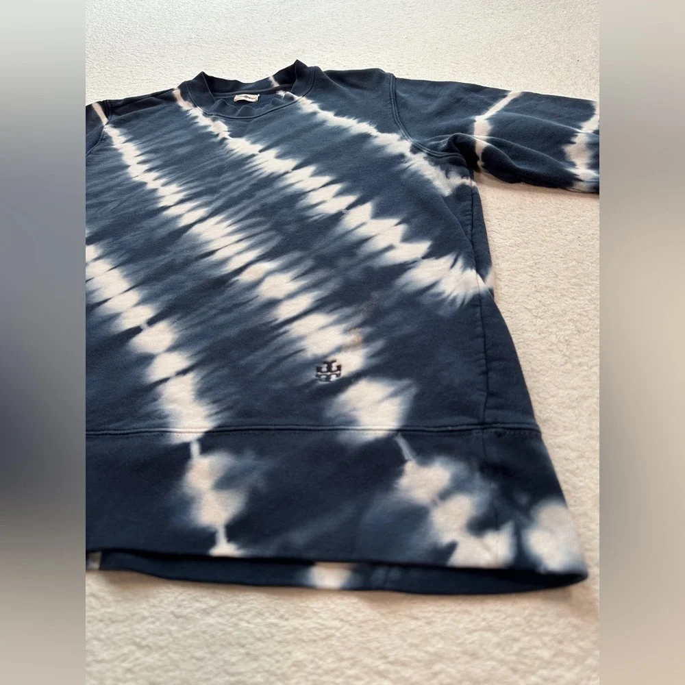 Tory Sport Tie-Dye Print Crew Neck Sweatshirt‎ Womens small pullover